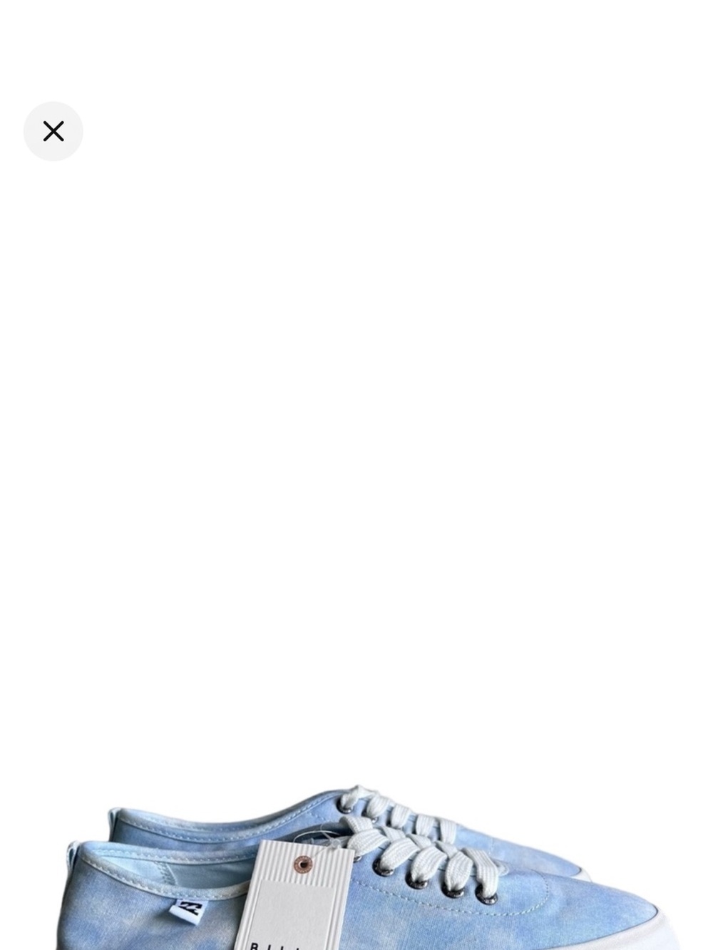 Billabong Light Blue Womenβs Canvas Sneakers -